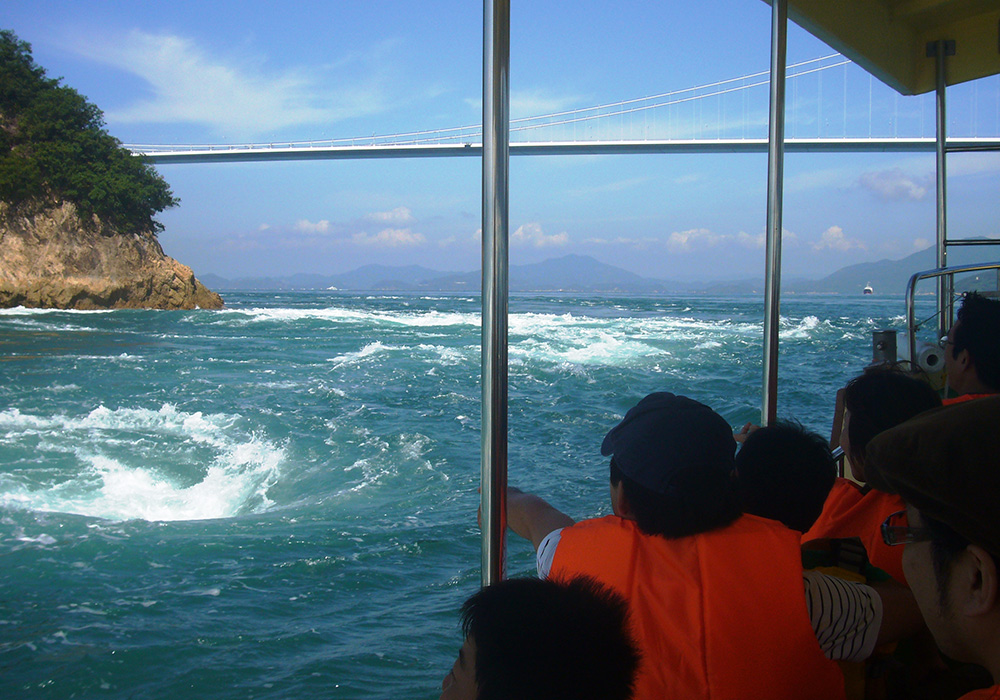 View from a tidal observation boat
