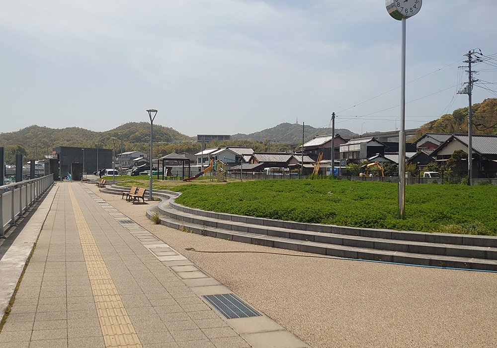 Inside the Marina Park