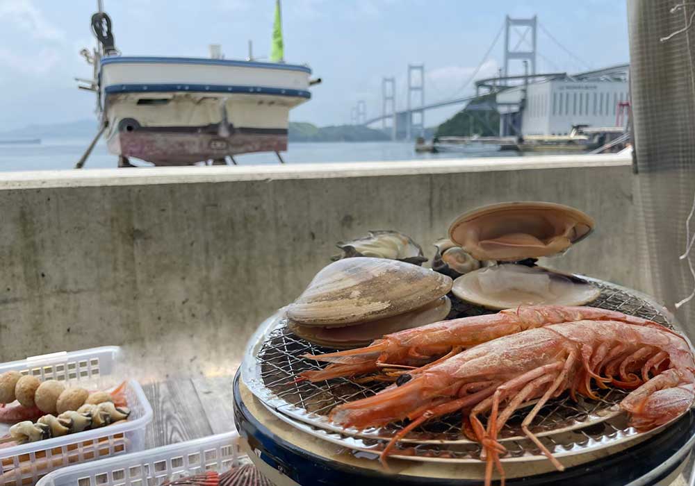 Roadside Station Yoshiumiikiikikan Seafood BBQ